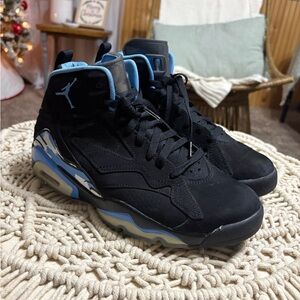 Jordan Blue and White Athletic Shoes